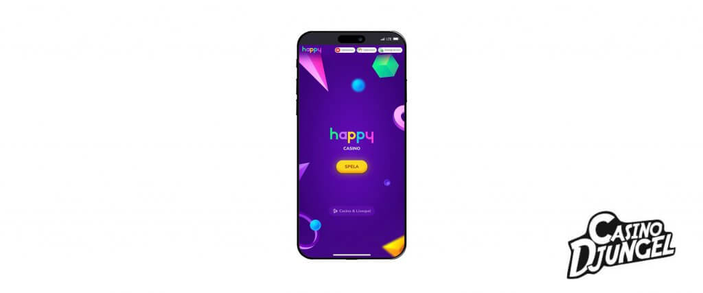 Happy Casino mobilsida