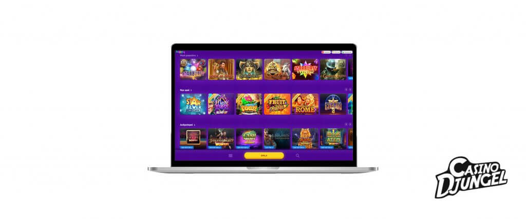 Happy Casino spelutbud