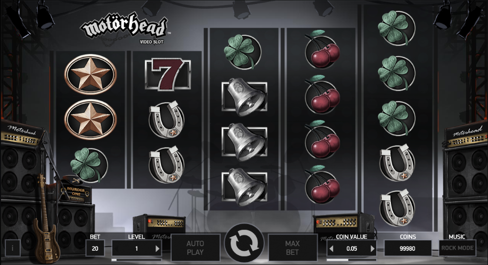 Motorhead online slot spelautomat