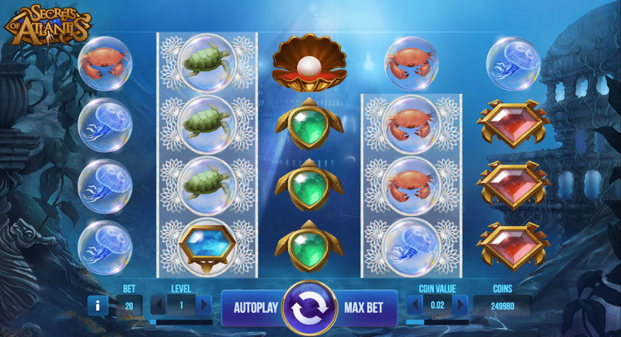 Secrets of atlantis online slot