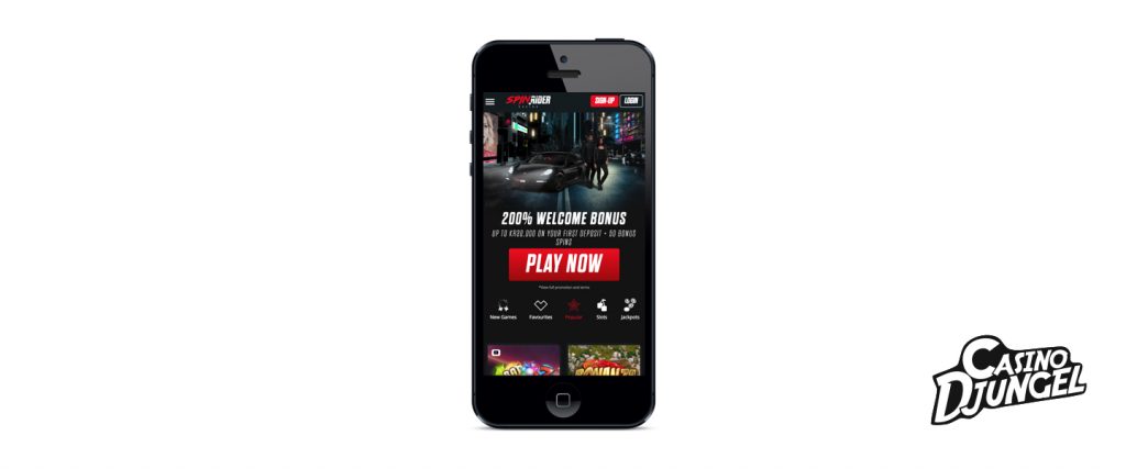 Spinrider Casino Mobile Screenshot