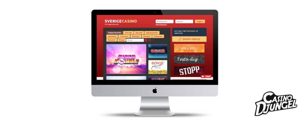 Sverigecasino screenshot