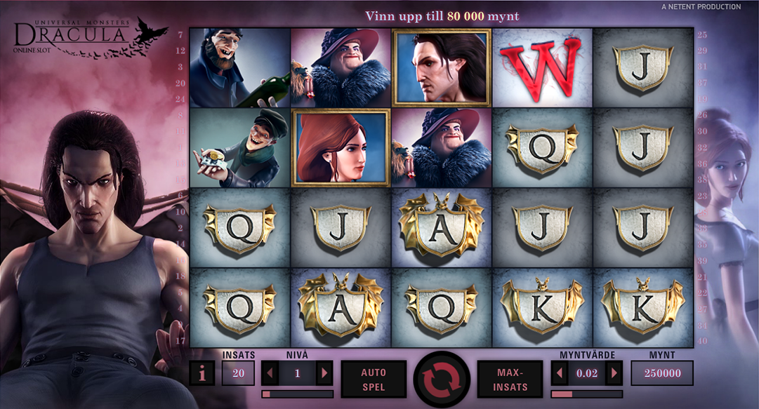 exclusive Dracula Casino sign-up bonus banner in Canada