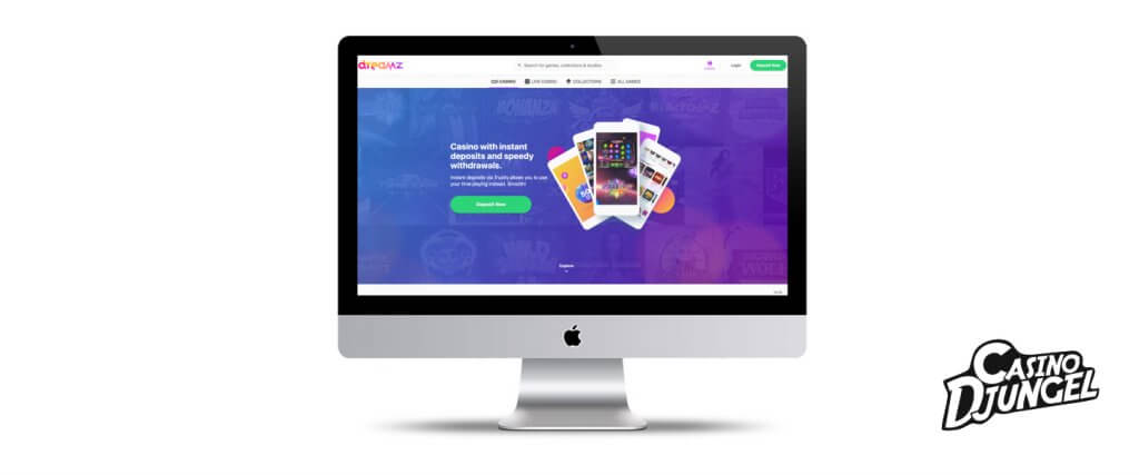 Dreamz casino desktop screenshot
