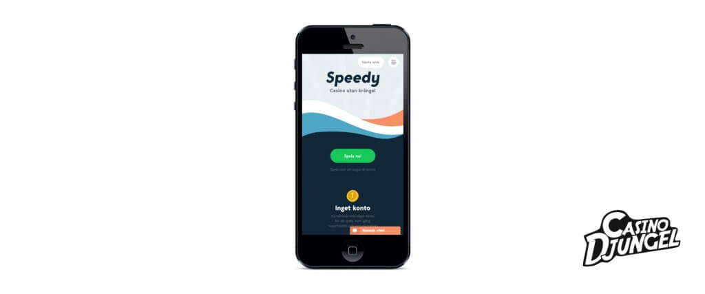 Speedy casino mobile screenshot